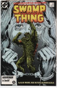 SWAMP THING #51 – HOME FREE – STEPHEN R. BISSETTE COVER – DIRECT EDITION - 1986