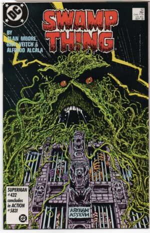 SWAMP THING #52 – NATURAL CONSEQUENCES – STEPHEN BISSETTE COVER – DIRECT - 1986