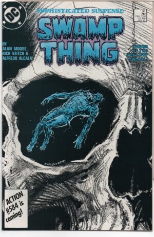 SWAMP THING #56 – MY BLUE HEAVEN – STEPHEN BISSETTE COVER – DIRECT - 1987