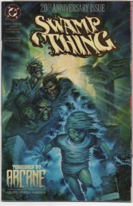 SWAMP THING #125 – 20TH ANNIVERSARY ISSUE – JOHN HIGGINS COVER – FAMILY REUNION - 1992