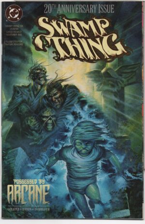 SWAMP THING #125 – 20TH ANNIVERSARY ISSUE – JOHN HIGGINS COVER – FAMILY REUNION - 1992
