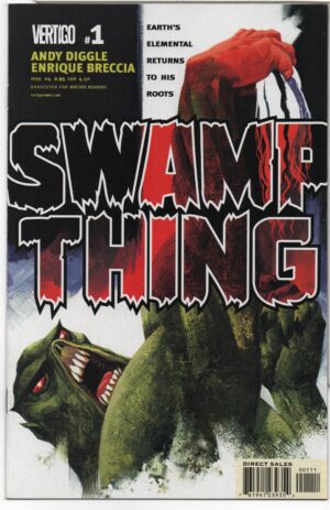 SWAMP THING #1 – BAD SEED – EPIC RETURN – ANDY DIGGLE - ENRIQUE BRECCIA COVER - 2004