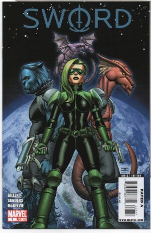 S.W.O.R.D. #1 – 1ST APPEARANCES – JOHN CASSADAY COVER – NO TIME TO BREATHE - 2010
