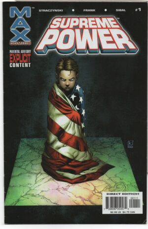 SUPREME POWER #1 – 1ST APPEARANCES – ORIGIN OF HYPERION - GARY FRANK COVER - 2003