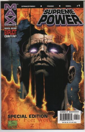 SUPREME POWER #1 – SPECIAL EDITION – GARY FRANK - JOE QUESADA VARIANT - 2003