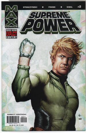 SUPREME POWER #2 – 1ST APPEARANCES – GARY FRANK COVER – CONTACT - 2003
