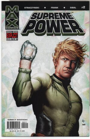 SUPREME POWER #2 – 1ST APPEARANCES – GARY FRANK COVER – CONTACT - 2003