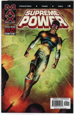 SUPREME POWER #9 – GARY FRANK COVER – TEN O’CLOCK – HYPERION - 2004