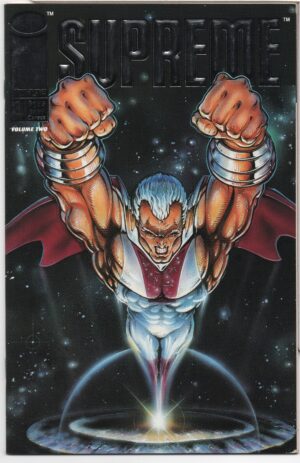SUPREME #1 – SILVER EMBOSSED FOIL – 1ST APPEARANCE ENIGMA – ROB LIEFELD COVER - 1992