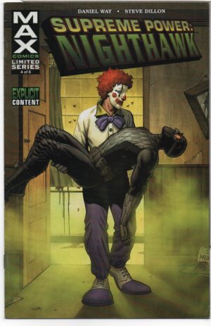 SUPREME POWER: NIGHTHAWK #4 – STEVE DILLON COVER – THE JOKES OVER - 2006