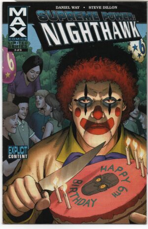 SUPREME POWER: NIGHTHAWK #3 – STEVE DILLON COVER – GREATEST SHOW ON EARTH - 2006