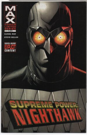 SUPREME POWER: NIGHTHAWK #1 – 1ST APPEARANCE WHITEFACE – STEVE DILLON COVER - 2005