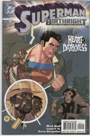 SUPERMAN: BIRTHRIGHT #2 – LEINIL FRANCIS YU COVER – HEART OF DARKNESS – 2003
