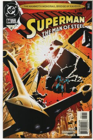 SUPERMAN: THE MAN OF STEEL #84 – 1ST APPEARANCES – PAUL RIVOCHE COVER - 1998