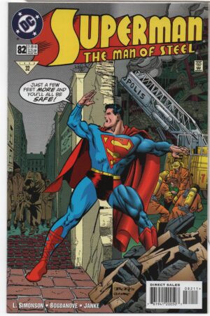 SUPERMAN: THE MAN OF STEEL #82 – 1ST APPEARANCE DOMINUS – PART THREE - 1998
