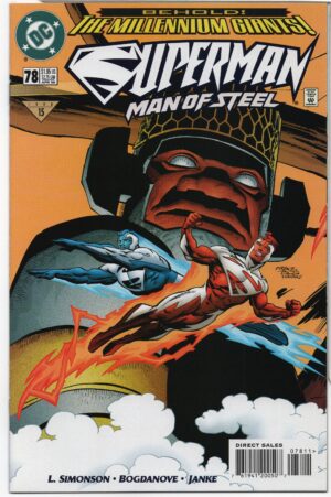 SUPERMAN: THE MAN OF STEEL #78 – MILLENNIUM’S END – LOUISE SIMONSON - DIRECT - 1998
