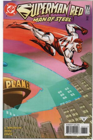 SUPERMAN: THE MAN OF STEEL #77 – TRIANGLES – LOUISE SIMONSON – DIRECT - 1998