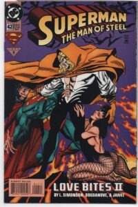 SUPERMAN: THE MAN OF STEEL #42 – LOCK & KEY – LOUISE SIMONSON – DIRECT - 1995