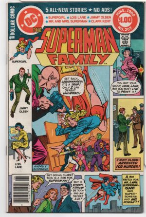 SUPERMAN FAMILY #207 – 1ST APPEARANCE – NEWSSTAND VARIANT – ROSS ANDRU - 1981