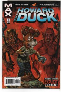 HOWARD THE DUCK #6 – MAX COMICS – GLENN FABRY COVER – CREATORS RIGHTS - 2002
