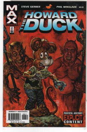 HOWARD THE DUCK #6 – MAX COMICS – GLENN FABRY COVER – CREATORS RIGHTS - 2002