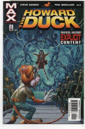 HOWARD THE DUCK #5 – MAX COMICS – GLENN FABRY COVER – GONE TO OHIO - 2002