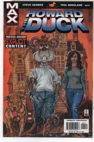 HOWARD THE DUCK #4 – MAX COMICS – GLENN FABRY COVER – 1ST APPEARANCE - 2002