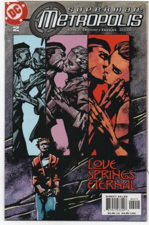 SUPERMAN: METROPOLIS #2 – DANIJEL ZEZELJ COVER – LOVE SPRINGS ETERNAL - 2003