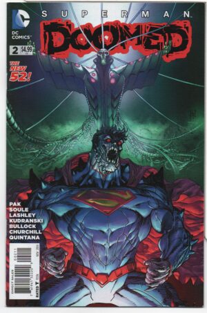 SUPERMAN DOOMED #2 – GUILLEM MARCH COVER – SUPERGIRL - LAST SUN - 2014