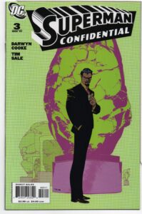 SUPERMAN CONFIDENTIAL #3 – TIM SALE COVER – SECRETS OF KRYPTONITE - 2007