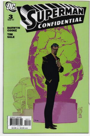 SUPERMAN CONFIDENTIAL #3 – TIM SALE COVER – SECRETS OF KRYPTONITE - 2007