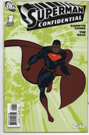 SUPERMAN CONFIDENTIAL #1 – TIM SALE COVER – SECRETS OF KRYPTONITE EXPOSED - 2007