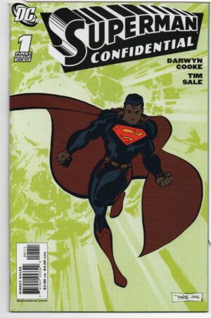 SUPERMAN CONFIDENTIAL #1 – TIM SALE COVER – SECRETS OF KRYPTONITE EXPOSED - 2007