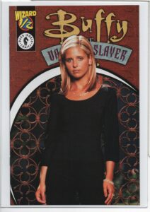BUFFY THE VAMPIRE SLAYER #1/2 - GUIDE TO COMICS - PHOTO COVER - W/WIZARD COA - 1996