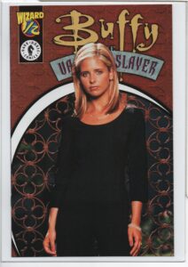 BUFFY THE VAMPIRE SLAYER #1/2 - GUIDE TO COMICS - PHOTO COVER - W/WIZARD COA - 1996