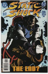 STATIC SHOCK: REBIRTH OF THE COOL #4 – DWAYNE MCDUFFIE - JOHN PAUL LEON COVER - 2001