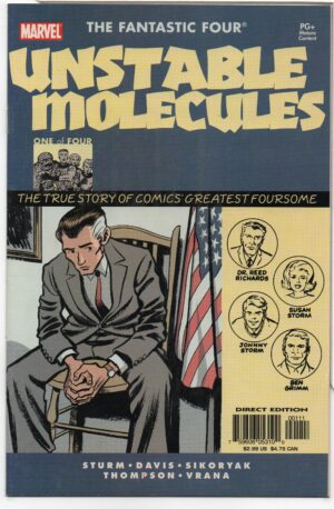 STARTLING STORIES: FANTASTIC FOUR - UNSTABLE MOLECULES #1 – CRAIG THOMPSON COVER - 2003