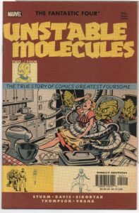 STARTLING STORIES: FANTASTIC FOUR - UNSTABLE MOLECULES #2 – CRAIG THOMPSON COVER - 2003