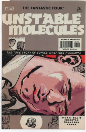 STARTLING STORIES: FANTASTIC FOUR - UNSTABLE MOLECULES #4 – CRAIG THOMPSON COVER - 2003