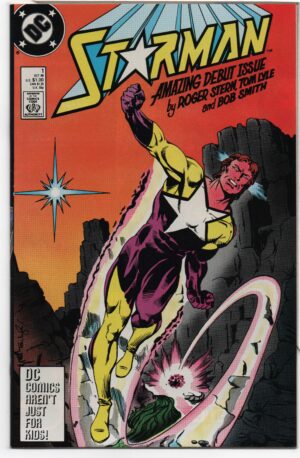 STARMAN #1 – KEY ISSUE – TOM LYLE COVER – GRASSROOTS HERO – 1988 – DIRECT
