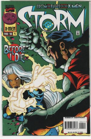 STORM #4 – GREEN FOIL – 1ST APPEARANCES – FINAL ISSUE - TERRY DODSON COVER - 1996