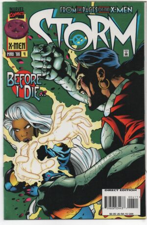 STORM #4 – GREEN FOIL – 1ST APPEARANCES – FINAL ISSUE - TERRY DODSON COVER - 1996