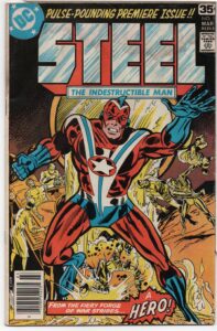 STEEL, THE INDESTRUCTIBLE MAN #1 – KEY ISSUE – DON HECK COVER – 35 CENT - 1978
