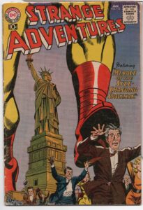 STRANGE ADVENTURES #112 – 10 CENT PRICE – GIL KANE COVER – SIZE CHANGING SPACEMEN - 1960