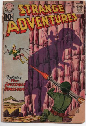 STRANGE ADVENTURES #133 – 10 CENT PRICE – MURPHY ANDERSON COVER - 1961