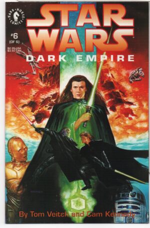 STAR WARS: DARK EMPIRE #6 – DAVE DORMAN COVER – DARK HORSE COMICS - 1992