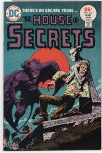 HOUSE OF SECRETS #129 – 1st PRINT – 25 CENT COVER - LUIS DOMINGUEZ - 1975