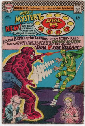 HOUSE OF MYSTERY #158 – 12 CENT COVER – JIM MOONEY COVER – 1ST APPEARANCES - 1966