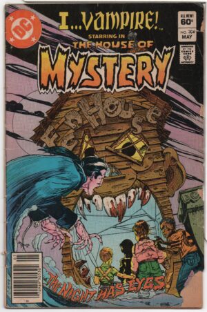 HOUSE OF MYSTERY #304 – NEWSSTAND VARIANT – MICHAEL KALUTA COVER - 1982