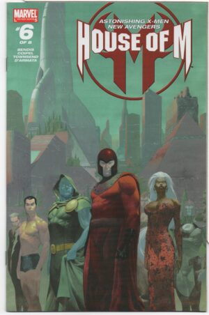 HOUSE OF M #6 – DOCTOR DOOM – NIGHTCRAWLER - ESAD RIBIC COVER ART – 2005